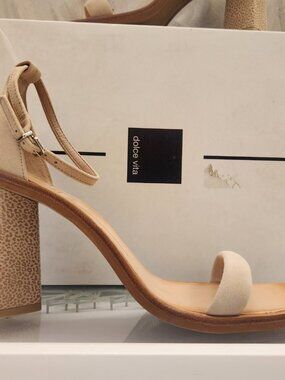 Dolce Vita "FAYLA" Dune Sand Heeled Sandals. NIB. Size 9.5